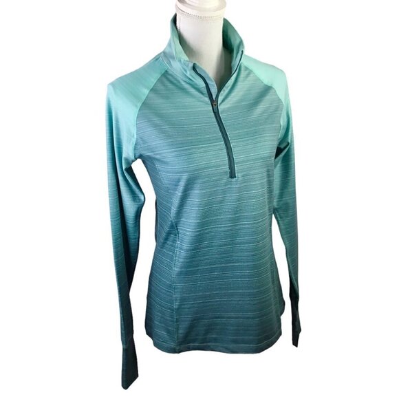 Stoic 1/2 Zip Womens Ombre Pullover Top Size S Outdoor Hiking Base Layer Stretch - Picture 1 of 11
